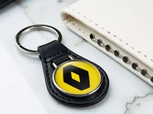 Renault Leder Schlüsselanhänger Robust Design Renn Premium